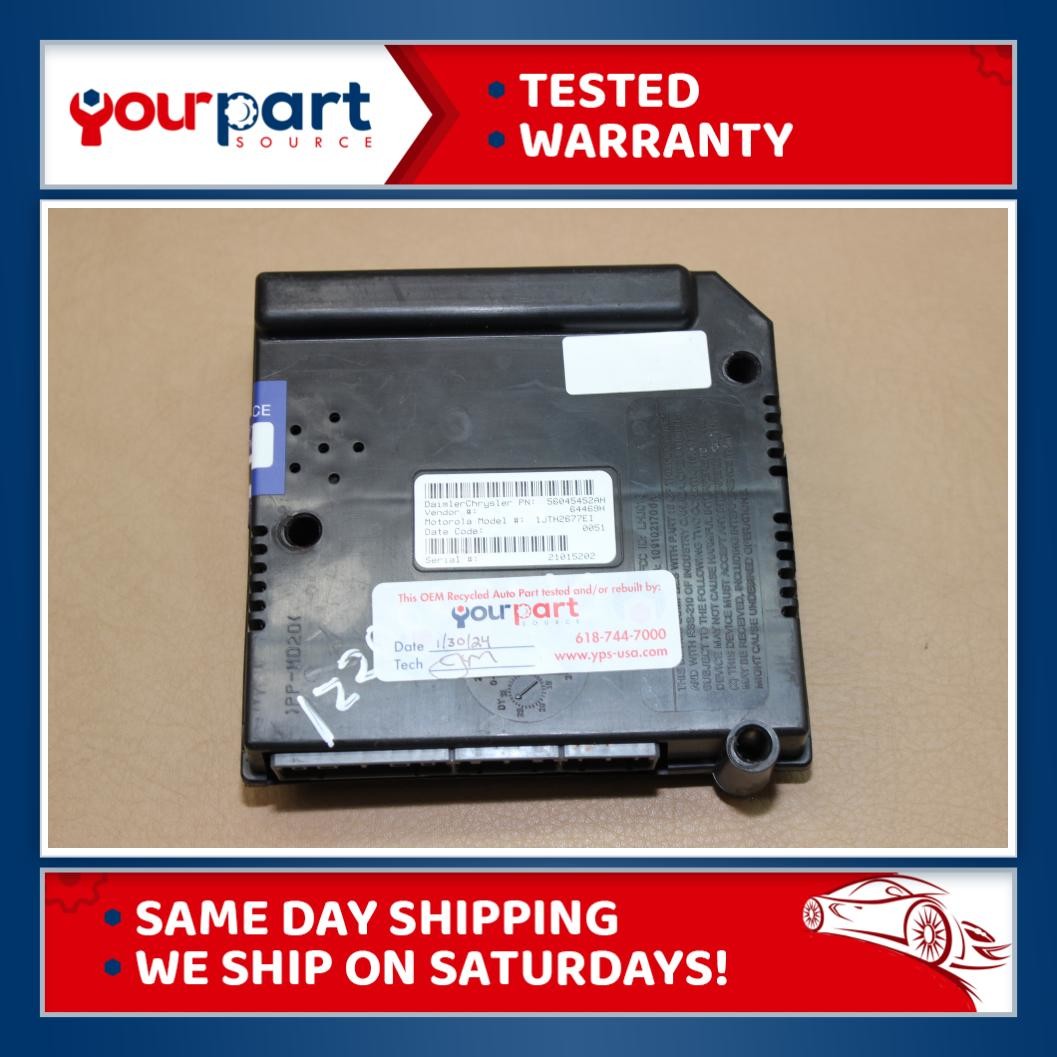 01 02 03 DAKOTA BCM BODY CONTROL MODULE CTM CENTRAL TIMING MODULE