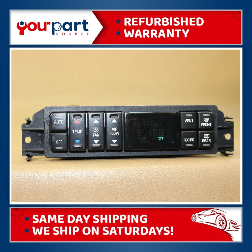 00 01 02 03 04 05 BUICK LESABRE HEATER AC CLIMATE CONTROL 15139457