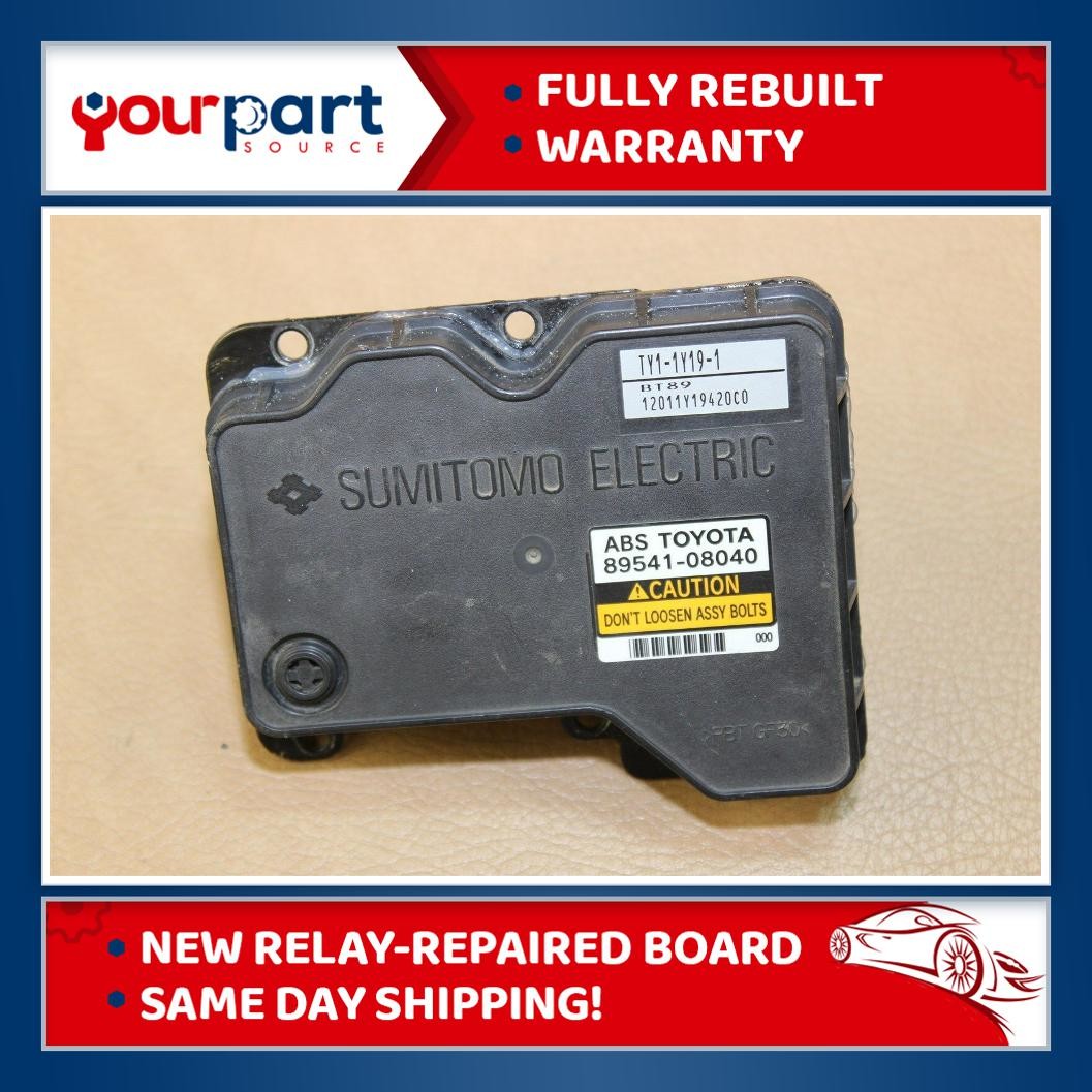 02-03 TOYOTA SIENNA ABS ANTI-LOCK BRAKE CONTROL MODULE 89541-08040