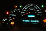 03-04 2500 3500 DENALI INSTRUMENT CLUSTER SPEEDOMETER 15114647 TRANS TEMP REMAN