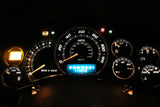 02 CADILLAC ESCALADE INSTRUMENT CLUSTER SPEEDOMETER 15073350 TRANS TEMP REMAN