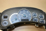 02 CADILLAC ESCALADE INSTRUMENT CLUSTER SPEEDOMETER 15073350 TRANS TEMP REMAN
