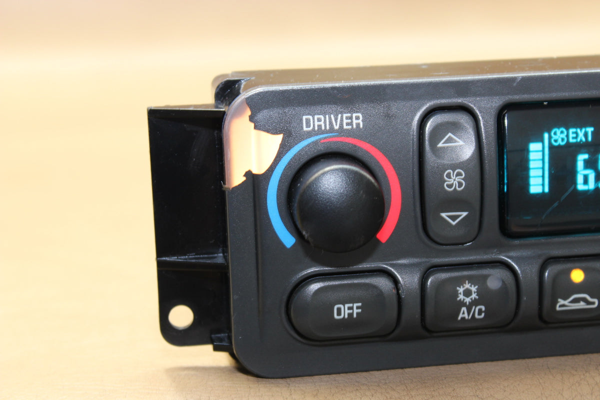 9704 C5 CHEVY CORVETTE DIGITAL CLIMATE HEATER AC CONTROL 10345293 RE