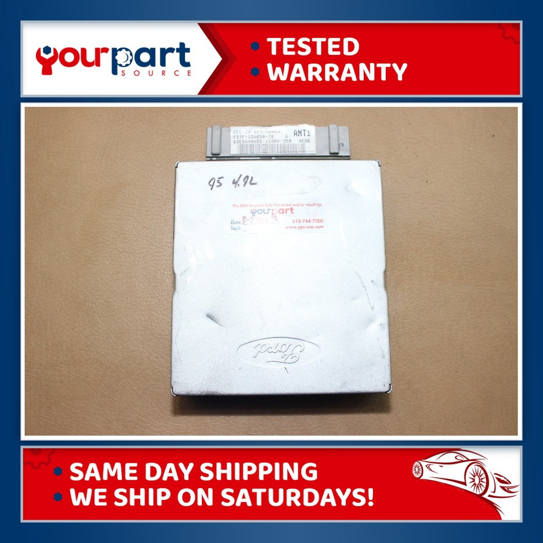 93-95 FORD F-150 F-250 4.9L PCM ECU ECM ENGINE COMPUTER F3TF 