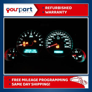 07.5-13 YUKON SIERRA SILVERADO INSTRUMENT CLUSTER SPEEDOMETER 25933374 177km