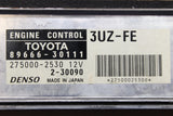 01 2001 LEXUS GS430 ECU ECM ENGINE COMPUTER CONTROL MODULE 89666-30111 TESTED