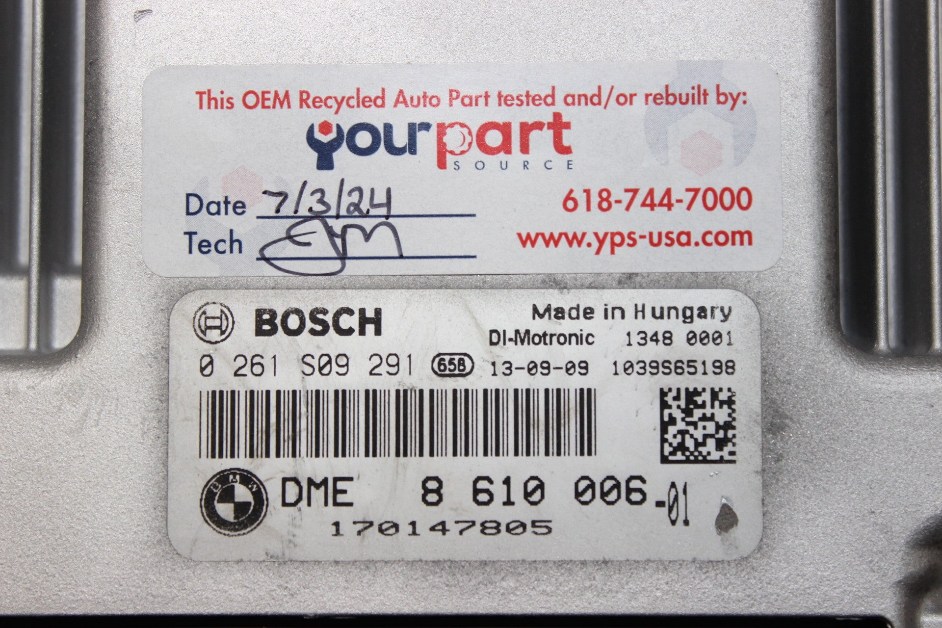 13-14 MINI COOPER ECU ECM DME ENGINE COMPUTER 0 261 S09 291