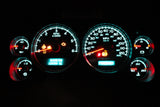07.5-13 YUKON  SIERRA SILVERADO INSTRUMENT CLUSTER SPEEDOMETER 25800007 6 NEEDLE