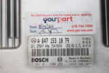 03-06 SPRINTER 2.7L ECU ECM PCM ENGINE COMPUTER A 647 153 10 79 0281011600