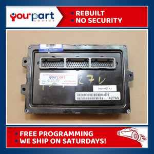 00 GRAND CHEROKEE 4.7L ECU ECM PCM ENGINE CONTROL COMPUTER 56044427 BAD LOCKTABS