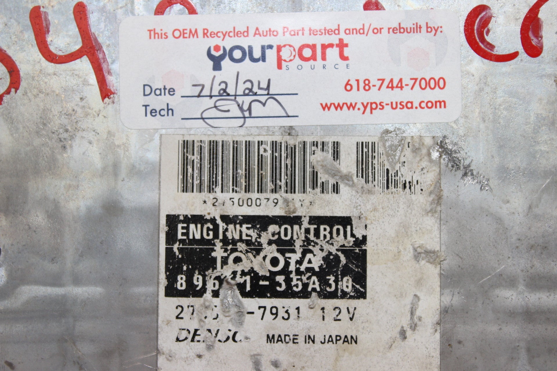 1996 1997 TOYOTA 4RUNNER 3.4L ECU ECM PCM ENGINE COMPUTER 89661