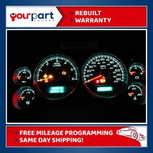07.5-12 YUKON SIERRA SILVERADO INSTRUMENT CLUSTER SPEEDOMETER 15944013 REMAN
