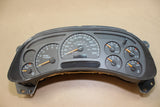03-04 2500 SILVERADO SIERRA TRANS TEMP INSTRUMENT CLUSTER SPEEDOMETER 15182147