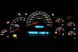 03-04 2500 SILVERADO SIERRA TRANS TEMP INSTRUMENT CLUSTER SPEEDOMETER 15182147