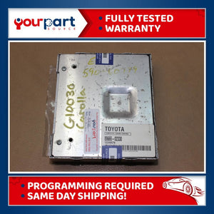 03 04 TOYOTA COROLLA 1.8L ECU ECM PCM ENGINE COMPUTER 89666-02330 TESTED