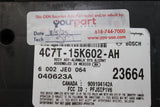 02-07 Ford F-250 Multifunction Keyless Anti Theft Module 4C7T-15K602-AH