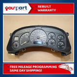 00-02 Chevy Silverado 2500 Trans Temp Cluster 15068757