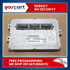 01 RAM 1500 2500 3500 5.9L ECU ECM PCM ENGINE COMPUTER 56028550AD REBUILT