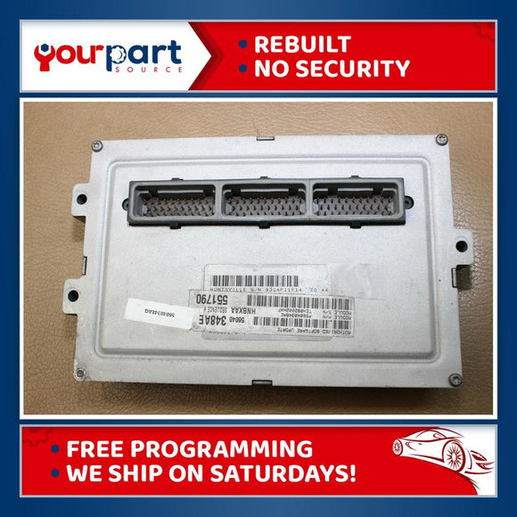 2000 DODGE DAKOTA 3.9L A/T ECU ECM PCM ENGINE COMPUTER 56040348AG REBUILT OEM