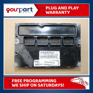 07 JEEP COMMANDER 4.7L 4x4 ECU ECM PCM ENGINE MODULE COMPUTER 68055286AB TESTED