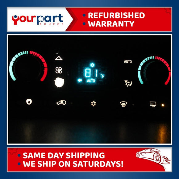 03-06 CHEVY TAHOE YUKON 1500 SIERRA AC HEATER CLIMATE CONTROL 10367041 REMAN