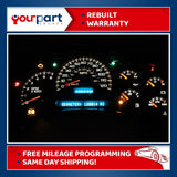 2005 1500 2500 SIERRA SILVERADO INSTRUMENT CLUSTER SPEEDOMETER 15135666 REMAN