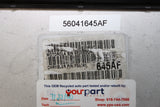 01 Jeep Wrangler 2.5L PCM 56041738AE