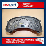 99-02 CHEVY SILVERADO 2500 3500 GAS INSTRUMENT CLUSTER TRANSTEMP 16264865 REMAN