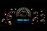 06-07 2500 SIERRA TAHOE INSTRUMENT CLUSTER SPEEDOMETER 15105688 TRANS TEMP REMAN