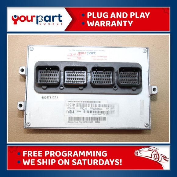 11 RAM 1500 2500 5.7L AT ECU ECM PCM ENGINE CONTROL COMPUTER 68057110AJ PROBADA