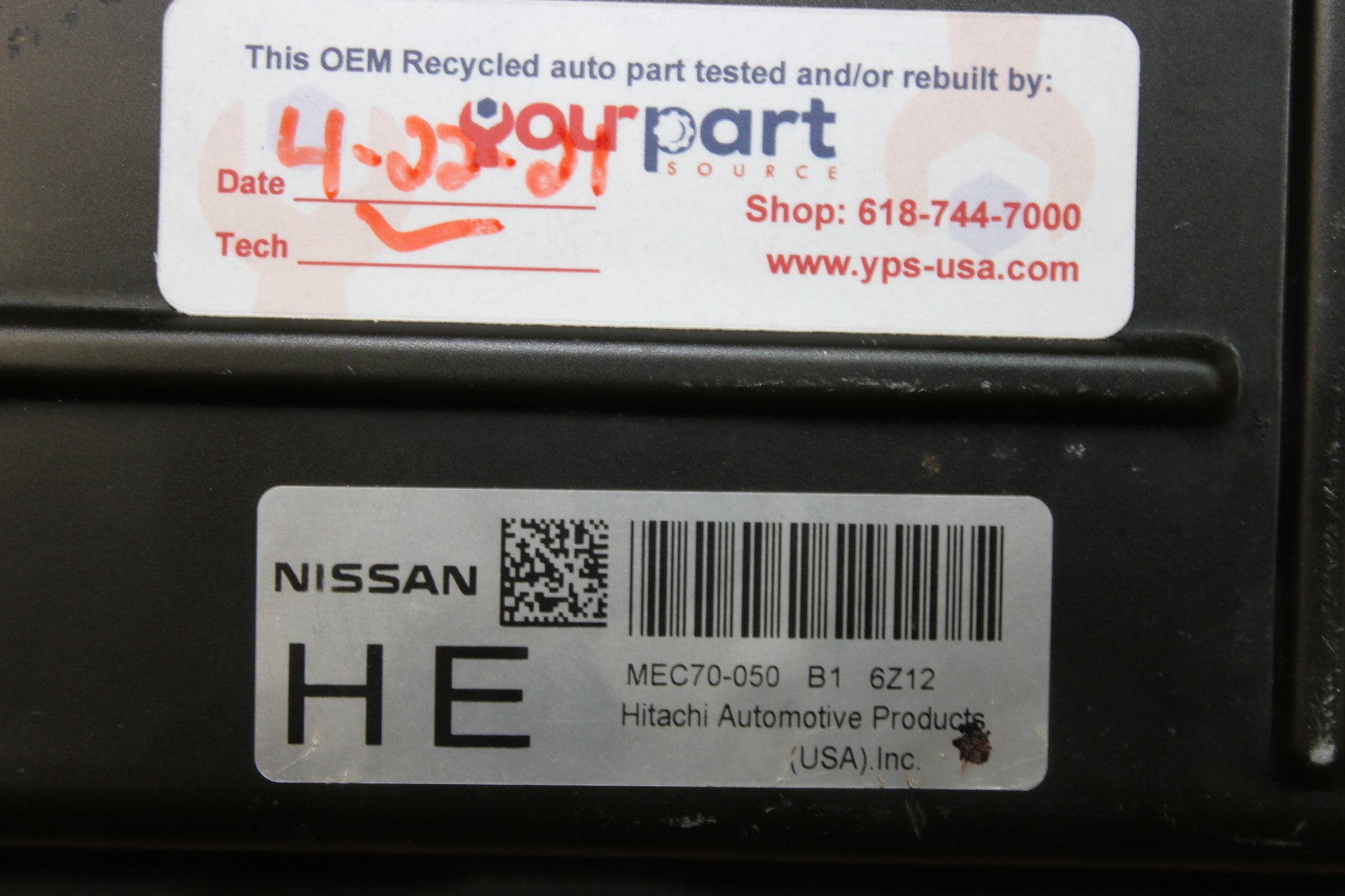 07 XTERRA FRONTIER 4.0L ECU ECM ENGINE COMPUTER CONTROL UNIT