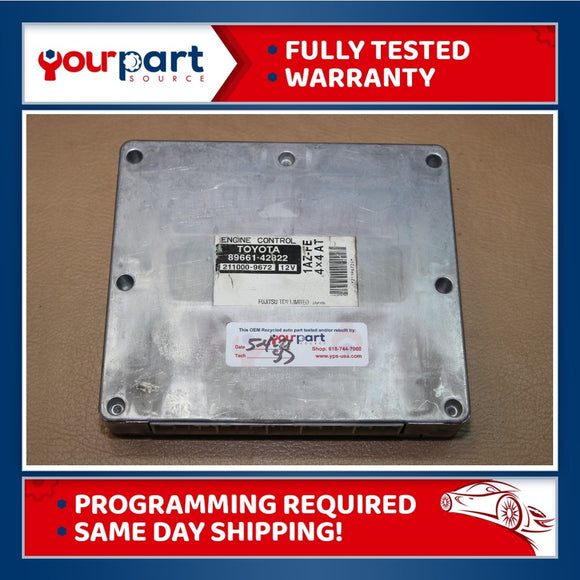 01-03 TOYOTA RAV4 4X4 A/T ECU ECM PCM ENGINE COMPUTER 89661-42822 1AZ-FE TESTED