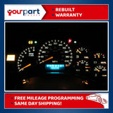 00-02 SUBURBAN TAHOE YUKON INSTRUMENT CLUSTER SPEEDOMETER 15758076 OEM REMAN