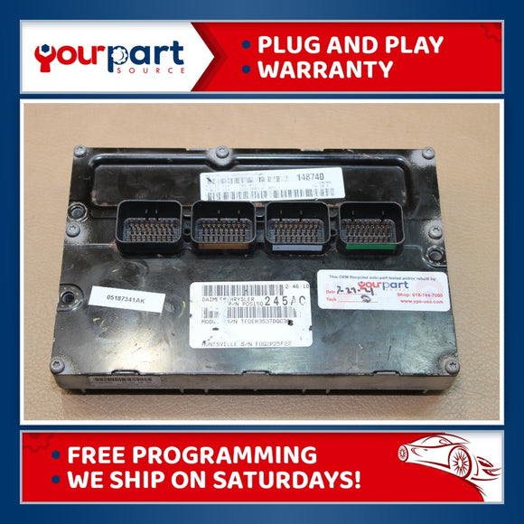 08 3.5L AVENGER SEBRING ECU ECM PCM ENGINE CONTROL COMPUTER 05187341AK TESTED