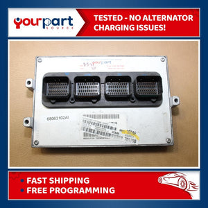 2011 RAM 1500 4.7L AT ECU ECM PCM ENGINE CONTROL COMPUTER 68063102AI TESTED