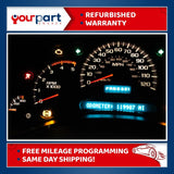 03-04 2500 SILVERADO SIERRA TRANS TEMP INSTRUMENT CLUSTER SPEEDOMETER 15182149