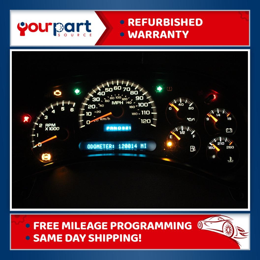 05 CHEVY TAHOE SIERRA 1500 2500 SPEEDOMETER INSTRUMENT