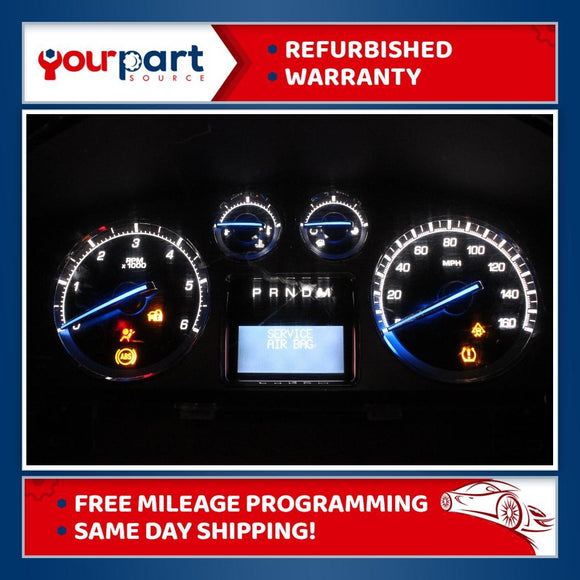 07-11 CADILLAC ESCALADE INSTRUMENT CLUSTER SPEEDOMETER TN257450-7803 TESTED oe