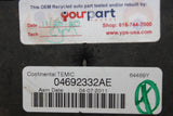 2011 WRANGLER FUSE BOX TIPM TEMIC TOTALLY INTEGRATED MODULE 04692332 REBUILT