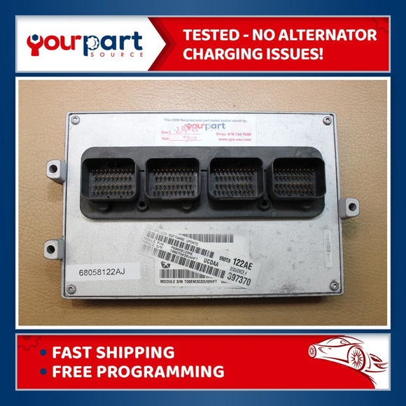 11 RAM 1500 2500 5.7L AT ECU ECM PCM ENGINE CONTROL COMPUTER 68058122AJ PROBADA