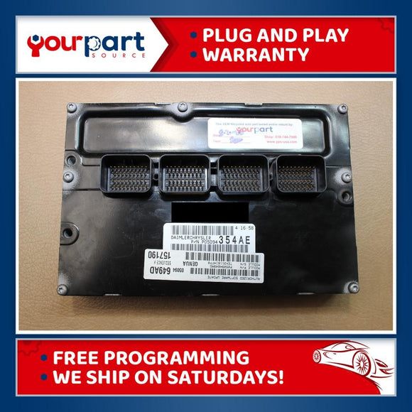 07 DODGE RAM 1500 2500 4.7L ECU ECM PCM ENGINE MODULE COMPUTER 05094422AJ TESTED