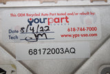 14 JEEP GRAND CHEROKEE 3.6L ECU ECM PCM ENGINE CONTROL COMPUTER 68172003 TESTED