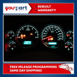 07 08 09 10 1500 SIERRA TAHOE SPEEDOMETER INSTRUMENT CLUSTER 28052341 15886302