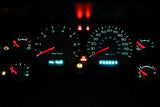 04-05 DODGE RAM 1500 2500 INSTRUMENT SPEEDOMETER CLUSTER 56051101 w KEY LOCK MOD