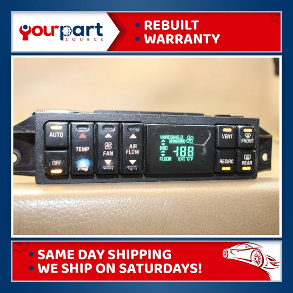 97-05 BUICK PARK AVENUE DIGITAL CLIMATE HEATER AC TEMPERATURE CONTROLLER MODULE