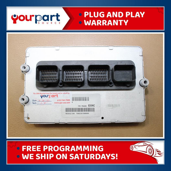 06 CHARGER MAGNUM 300 3.5L PCM ECU ECM ENGINE CONTROL COMPUTER 04896564AD TESTED