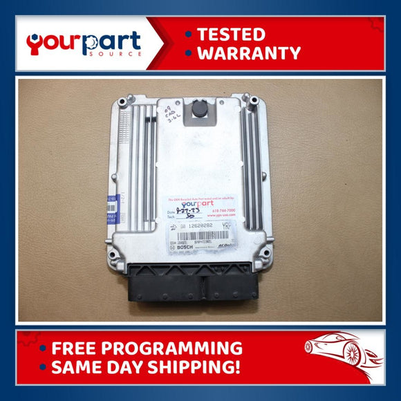 08-09 CADILLAC CTS 3.6L ECU ECM PCM ENGINE COMPUTER 12620282 FREE VIN PROGRAMMNG