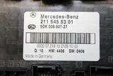 06-08 MERCEDES-BENZ E CLASS E350 FRONT SAM MODULE FUSE RELAY BOX 211 545 53 01