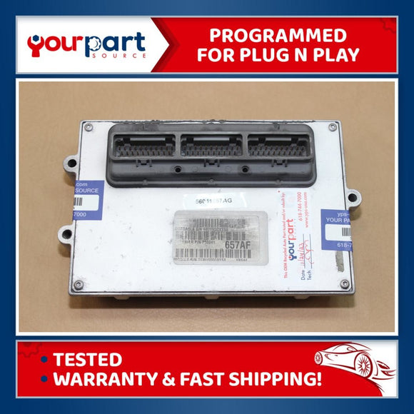 00 WRANGLER 4.0L A/T ECU ECM PCM OEM ENGINE CONTROL COMPUTER 56041657AJ TESTED