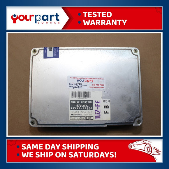 92 1992 LEXUS LS400 ECU ECM PCM ENGINE COMPUTER 89661-50020 1UZ-FE REBUILT OEM